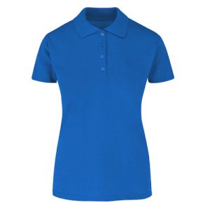 Playera Polo Mujer Azul Rey